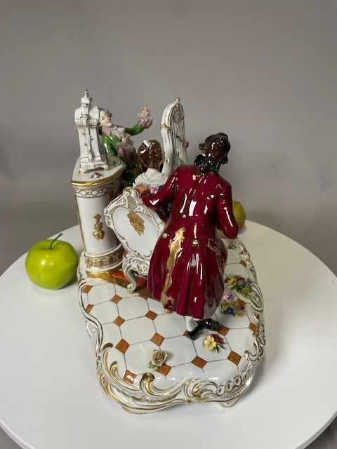 A Belle Epoque porcelain group