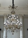 An imposing 24-light Baccarat chandelier