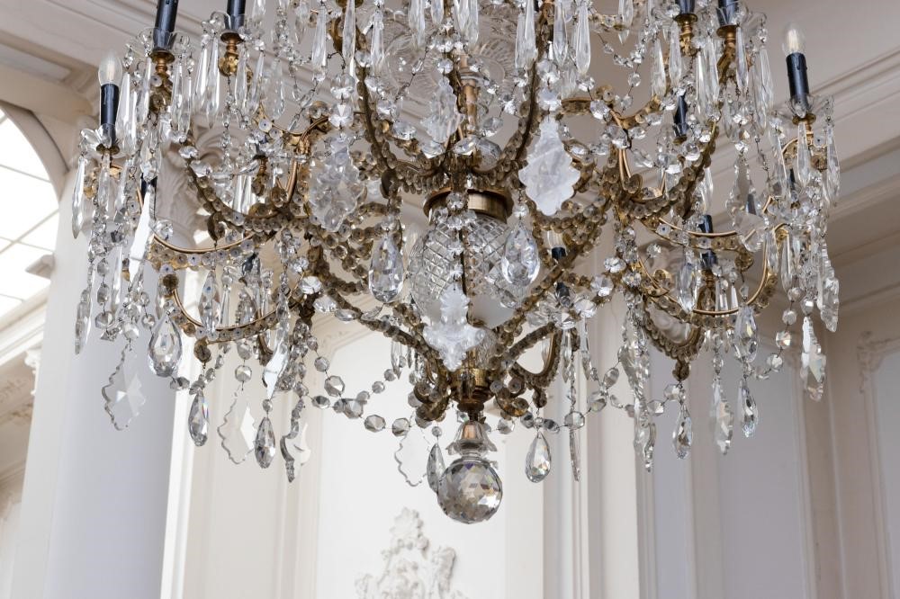 An imposing 24-light Baccarat chandelier