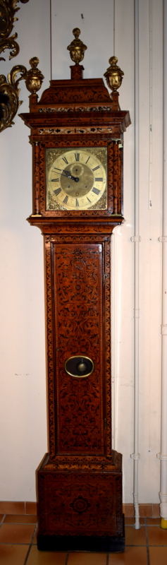 English seaweed longcase clock