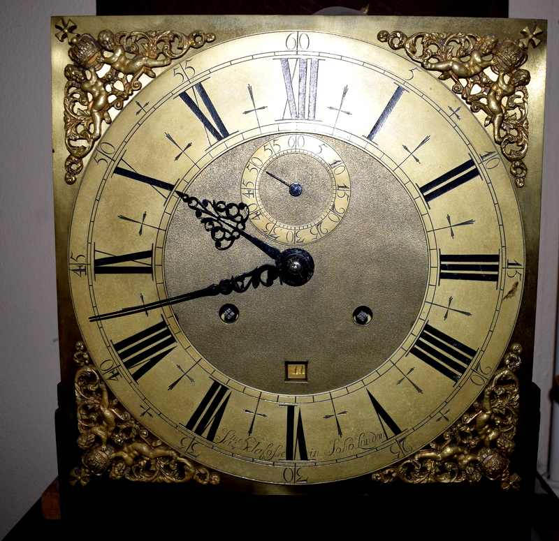 English seaweed longcase clock