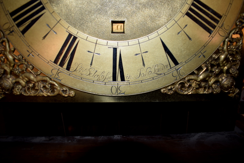 English seaweed longcase clock