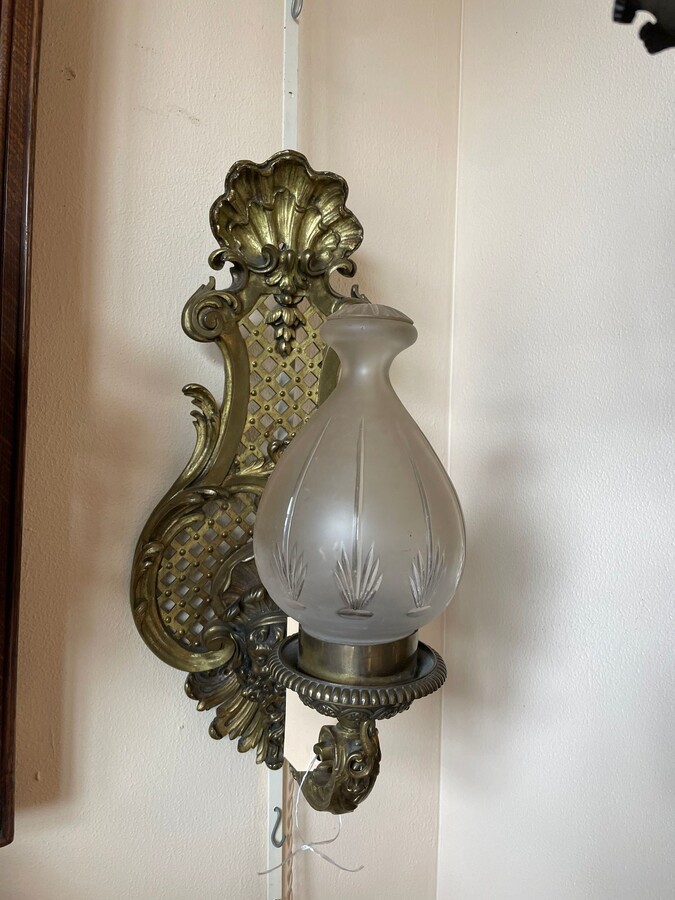 Large pair of Mazarin sconces