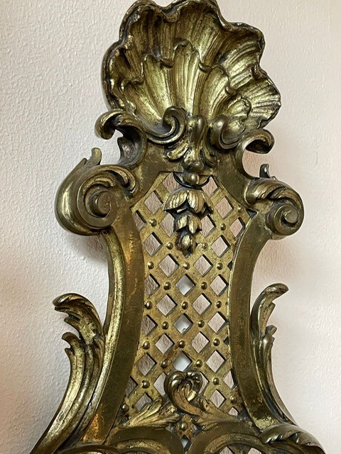 Large pair of Mazarin sconces