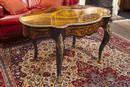 Marquetry Centre Table with Bronze Mounts Violon Model France 19th Century