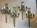 Set of 4 Louis XVI wall lights 