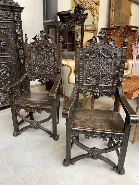 Set of castle furniture