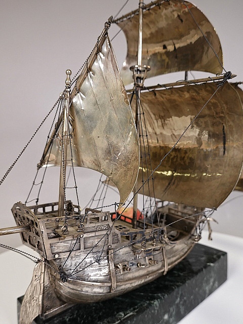 Silver galleon 